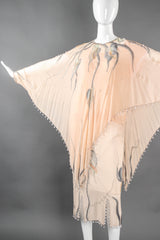 Vintage Scenario & Figurino Leaf Shawl & Dress Set mannequin shawl detail @ Recess LA