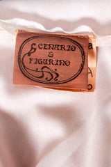 Vintage Scenario & Figurino Leaf Shawl & Dress Set tag @ Recess LA