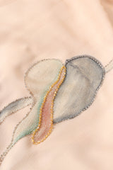 Vintage Scenario & Figurino Leaf Shawl & Dress Set painted leaf/bead detail @ Recess LA