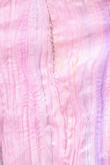 Vintage Shebue Pleated Mirage Top & Skirt Set tiny hole on back shoulder @ Recess LA