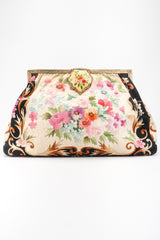 Recess Los Angeles Designer Consignment Vintage Scherick Paris Antique Floral Tapestry Clutch Purse