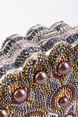 Recess Los Angeles Vintage Judith Leiber Crystal Peacock Clutch Minaudiere