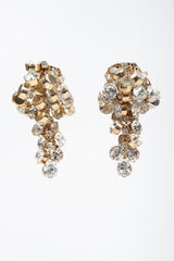 Recess Los Angeles Vintage Simone Eduoard Crystal Cluster Glitter Earrings