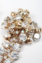 Recess Los Angeles Vintage Simone Eduoard Crystal Cluster Glitter Earrings