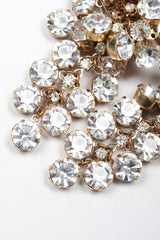 Recess Los Angeles Vintage Simone Eduoard Crystal Cluster Glitter Earrings