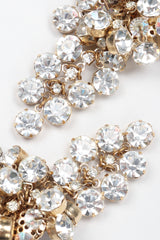 Recess Los Angeles Vintage Simone Eduoard Crystal Cluster Glitter Earrings