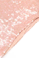 Recess Designer Consignment Vintage Sistermax Snake Trimmed Nude Blush Sequin Dress Los Angeles Resale Mariano Fortuny