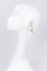 Recess Los Angeles Vintage Lunch At The Ritz Snacks Clamdigger Shell Chandelier Earrings