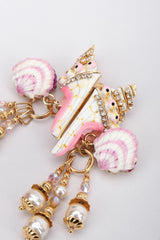 Recess Los Angeles Vintage Lunch At The Ritz Snacks Clamdigger Shell Chandelier Earrings