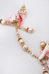 Recess Los Angeles Vintage Lunch At The Ritz Snacks Clamdigger Shell Chandelier Earrings