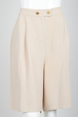 Vintage Sonia Rykiel Sand Crepe Short Set on Mannequin Front at Recess