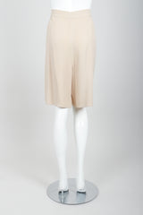 Vintage Sonia Rykiel Sand Crepe Short Set on Mannequin Back at Recess
