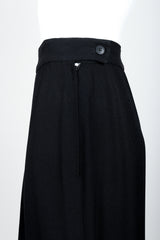 Vintage Sonia Rykiel Chanel Style Crepe Pant Suit on Mannequin side zip at Recess