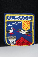 Vintage Sonia Rykiel Wool European Crest Beret badge at Recess