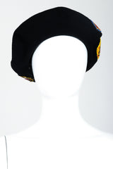 Vintage Sonia Rykiel Wool European Crest Beret on mannequin at Recess