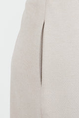 Vintage Sonia Rykiel Beige Knit Short Set on mannequin pocket at Recess