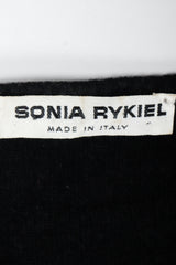 Vintage Sonia Rykiel Label on Black