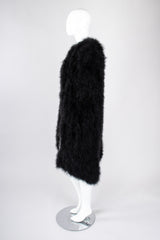 Recess Los Angeles Vintage Sonia Rykiel Long Marabou Feather Rockstar Stage Cape