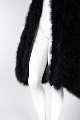 Recess Los Angeles Vintage Sonia Rykiel Long Marabou Feather Rockstar Stage Cape