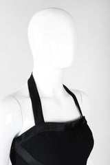 Recess Los Angeles Vintage Sonia Rykiel Minimalist 90s Bias Halter Sheath Gown