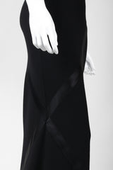 Recess Los Angeles Vintage Sonia Rykiel Minimalist 90s Bias Halter Sheath Gown