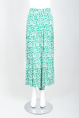 Vintage Sonia Rykiel Graphic Star Boxy Top and Pant Skirt Front Crop at Recess