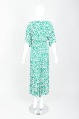 Vintage Sonia Rykiel Graphic Star Boxy Top and Pant Set Front at Recess