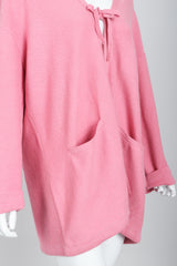 Vintage Sonia Rykiel Pink Knit Cocoon Cardigan on Mannequin crop at Recess
