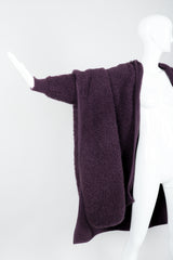 Vintage Sonia Rykiel Curly Wool Cape Coat Poncho on Mannequin arm at Recess