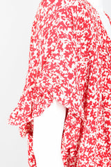 Vintage Sonia Rykiel Graphic Wraparound Top & Skirt Set Top Ruffle Crop at Recess