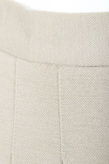 Vintage Sonia Rykiel Sand Beige Knit Skirt Set stains at waistband