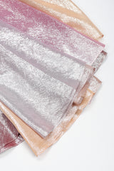 Recess Los Angeles Vintage Soo Yung Lee Iridescent Ombre Lamé Strapless Gown