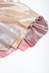 Recess Los Angeles Vintage Soo Yung Lee Iridescent Ombre Lamé Strapless Gown