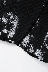 Recess Los Angeles Vintage Sophie Sitbon Liquid Sequin Longline Boyfriend Blazer