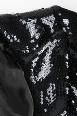 Recess Los Angeles Vintage Sophie Sitbon Liquid Sequin Longline Boyfriend Blazer