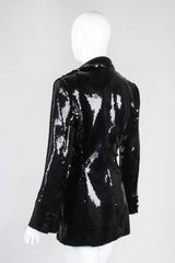 Recess Los Angeles Vintage Sophie Sitbon Liquid Sequin Longline Boyfriend Blazer