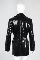 Recess Los Angeles Vintage Sophie Sitbon Liquid Sequin Longline Boyfriend Blazer
