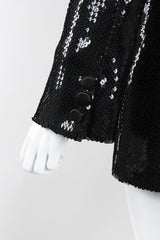 Recess Los Angeles Vintage Sophie Sitbon Liquid Sequin Longline Boyfriend Blazer