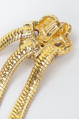 Vintage St John Gold Triple Drape Rosette Chain Belt hook at Recess Los Angeles