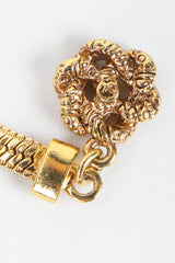 Vintage St John Gold Triple Drape Rosette Chain Belt charm at Recess Los Angeles