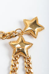 Vintage St. John Starry Draped Chain Belt star detail at Recess Los Angeles