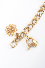 Recess Los Angeles Designer Consignment Vintage St John Floriculture Gardening Charm Chain Belt