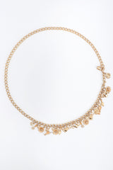 Recess Los Angeles Designer Consignment Vintage St John Floriculture Gardening Charm Chain Belt