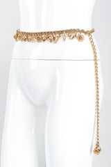 Recess Los Angeles Designer Consignment Vintage St John Floriculture Gardening Charm Chain Belt