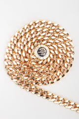 Recess Los Angeles Vintage St John Draped Enamel Logo Chain Belt