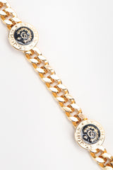 Recess Los Angeles Vintage St John Draped Enamel Logo Chain Belt