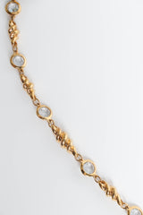 Vintage St. John Fusilli Twist Crystal Necklace detail shot @ Recess Los Angeles