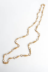 Vintage St. John Fusilli Twist Crystal Necklace front overall @ Recess Los Angeles