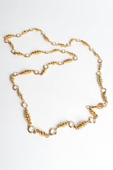 Vintage St. John Fusilli Twist Crystal Necklace overall @ Recess Los Angeles