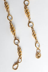Vintage St. John Fusilli Twist Crystal Necklace clasp @ Recess Los Angeles